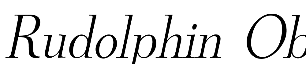 Rudolphin-Oblique font family download free