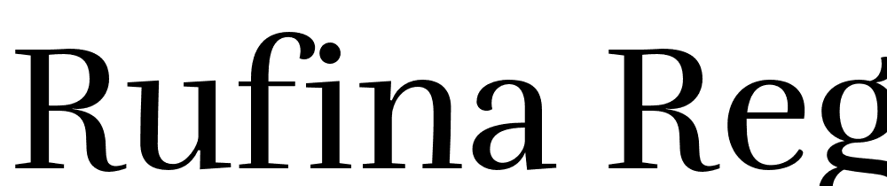 Rufina-Regular font family download free