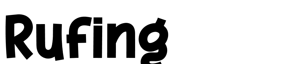 rufing font family download free