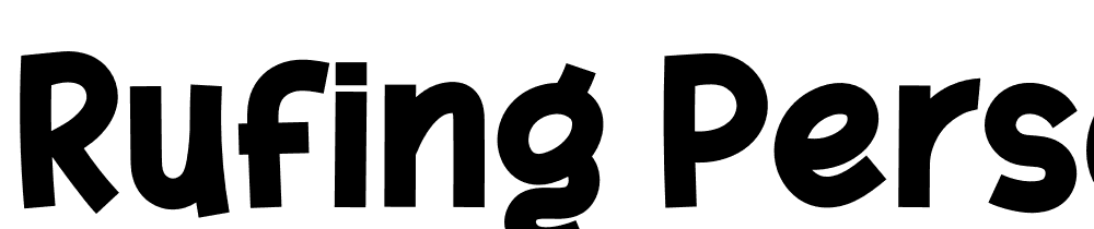 Rufing-Personal-Use font family download free