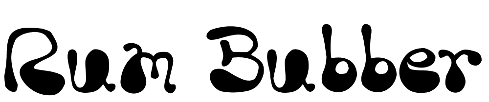 Rum-Bubber font family download free
