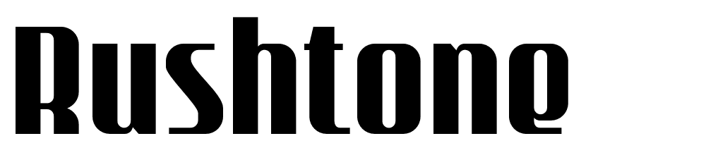 rushtone font family download free