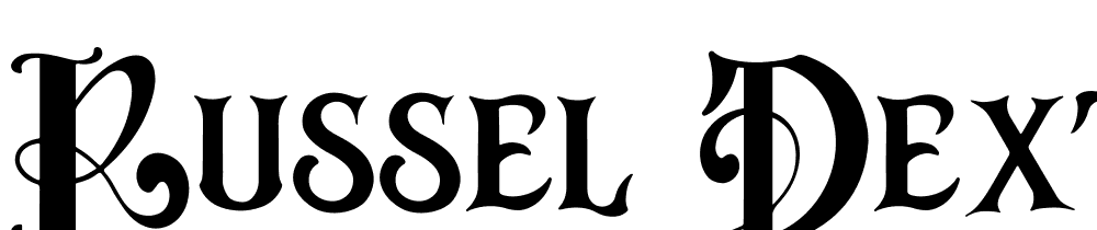 Russel-dexter font family download free