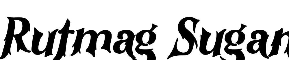 rutmag_sugan font family download free