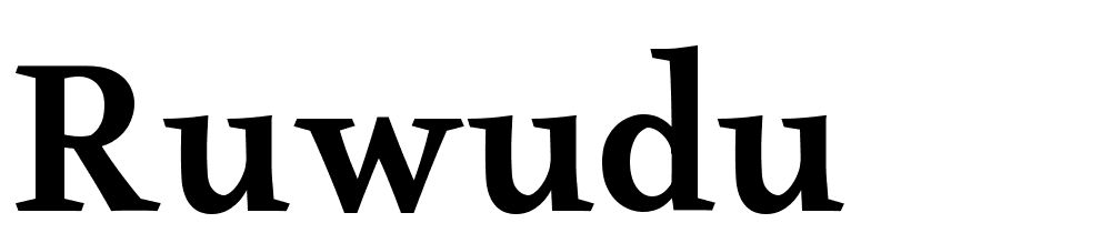 ruwudu font family download free