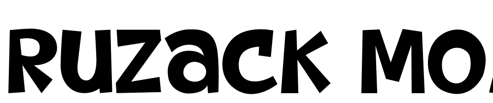 RUZACK-MOJOK font family download free