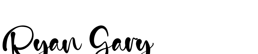 Ryan Gary font family download free