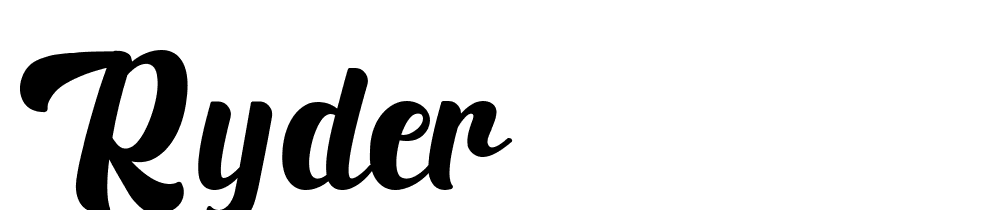 Ryder font family download free