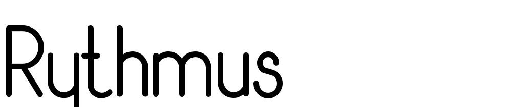 rythmus font family download free