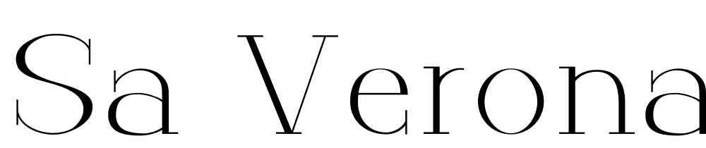 Sa Verona font family download free