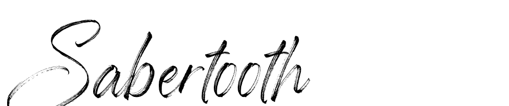 Sabertooth font family download free