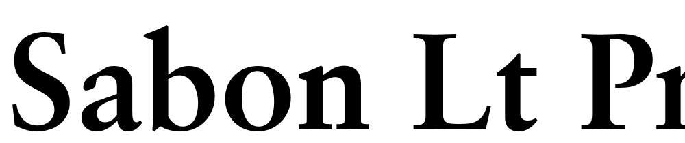 Sabon-LT-Pro-Bold font family download free