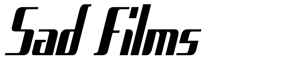 sad-films font family download free