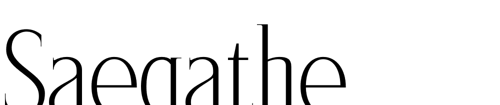 SAEGATHE font family download free