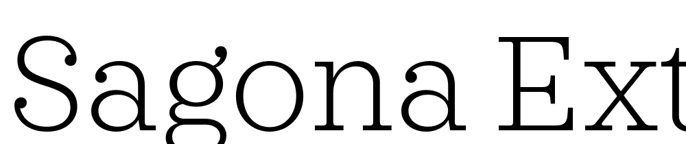 Sagona ExtraLight Regular font family download free