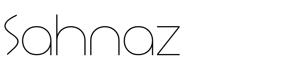 sahnaz font family download free