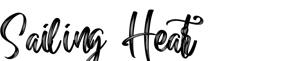 Sailing-Heart font family download free