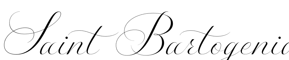 saint-bartogenia-personal-use font family download free