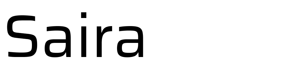 saira font family download free