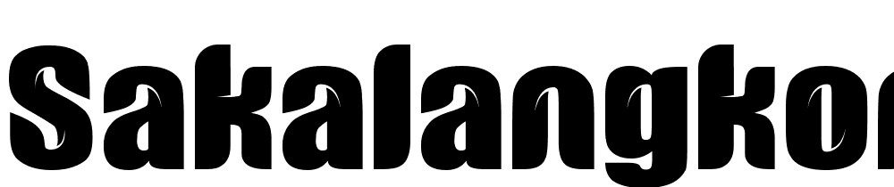 sakalangkong font family download free