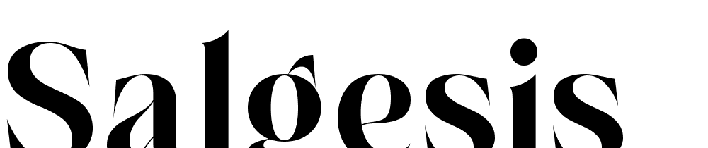 Salgesis font family download free