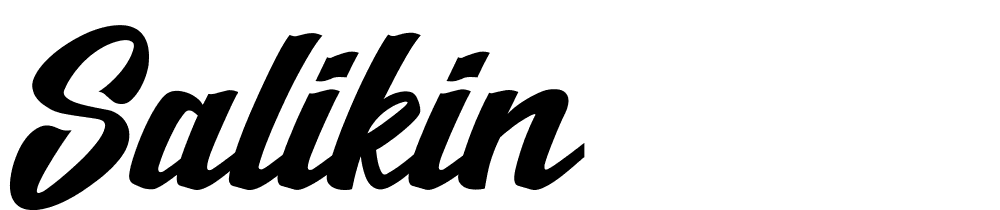 Salikin font family download free