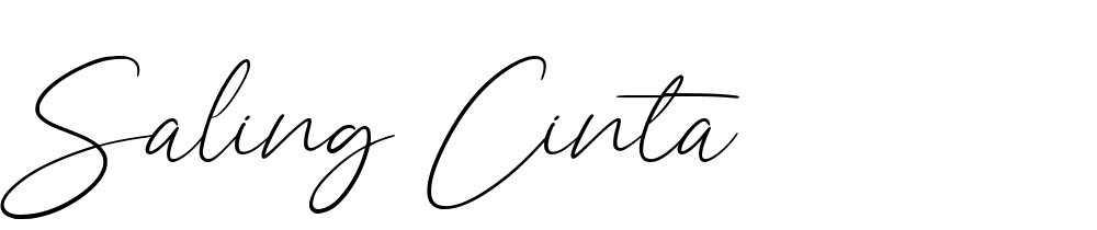 Saling Cinta font family download free