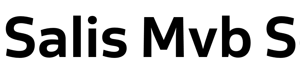 Salis-MVB-Semibold font family download free