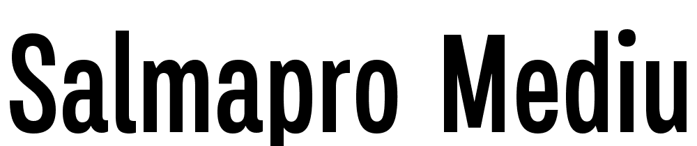 SalmaPro-MediumNarrow font family download free