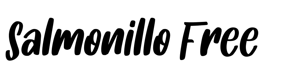 Salmonillo Free font family download free