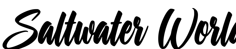 Saltwater_World font family download free