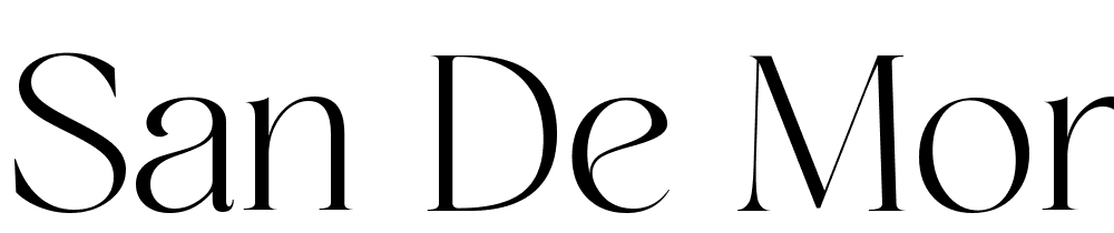 San de More font family download free