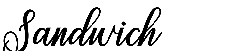 Sandwich font family download free