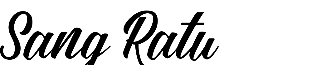 Sang Ratu font family download free