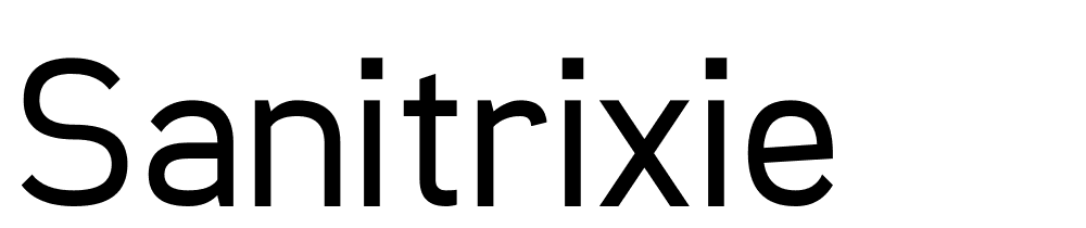 sanitrixie font family download free