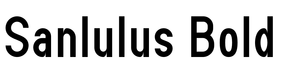 Sanlulus-Bold font family download free