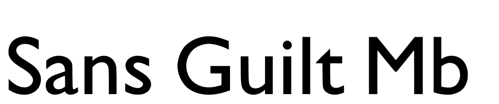 Sans-Guilt-MB font family download free