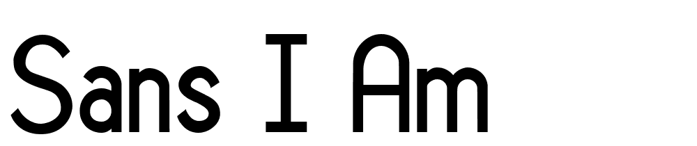 sans-i-am font family download free