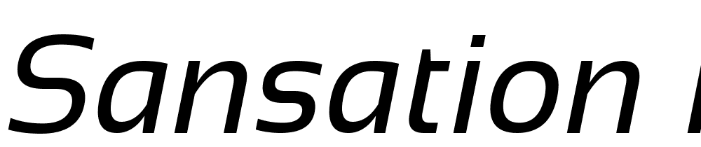 Sansation-Italic font family download free