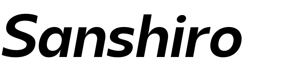 sanshiro font family download free