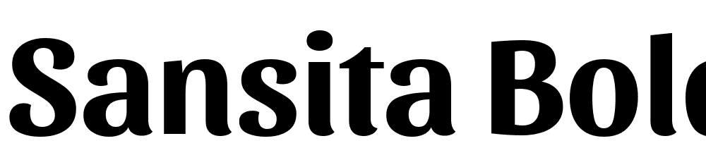 Sansita-Bold font family download free