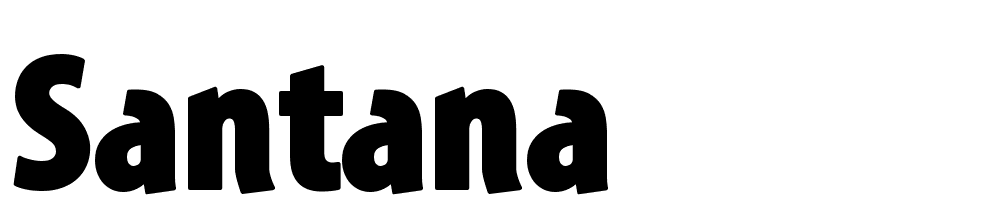 santana font family download free