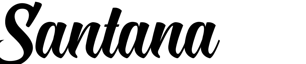 Santana font family download free