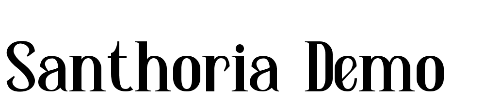 Santhoria-Demo font family download free