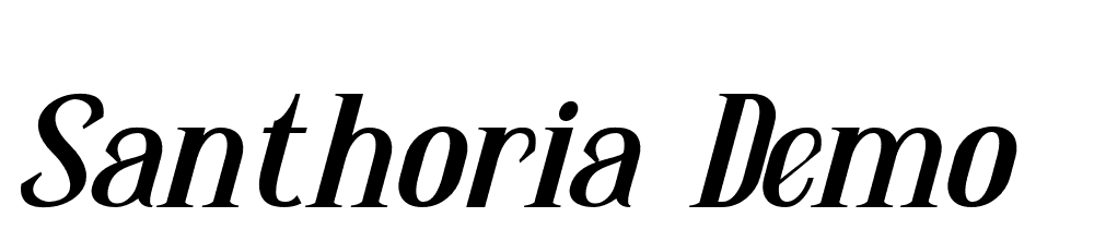 santhoria-demo font family download free