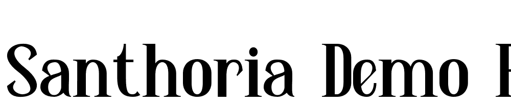 Santhoria-Demo-Regular font family download free