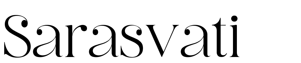 Sarasvati font family download free