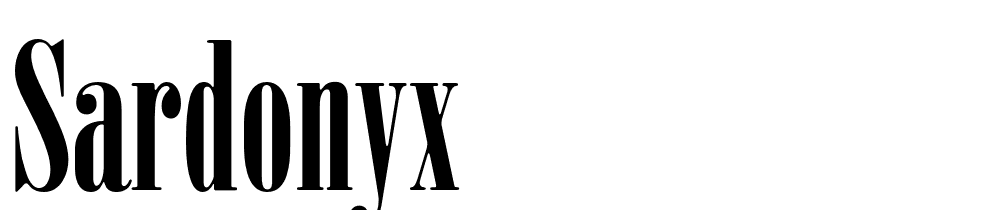 sardonyx font family download free