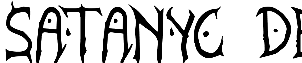 satanyc_demoniac_st font family download free