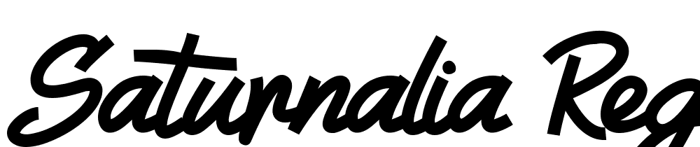 Saturnalia-Regular font family download free